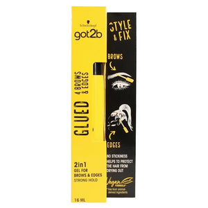 Schwarzkopf Got2b Glued 2in1 Gel For Brows & Edges 16ml