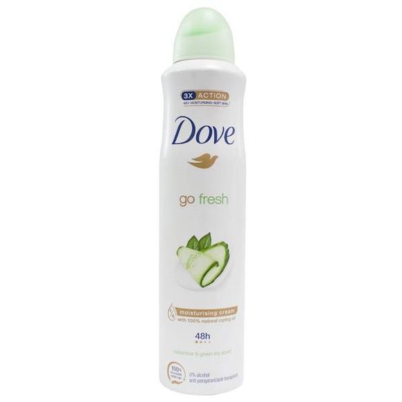 Dove Go Fresh Cucumber & Green Tea Scent Antiperspirant Spray 250ml