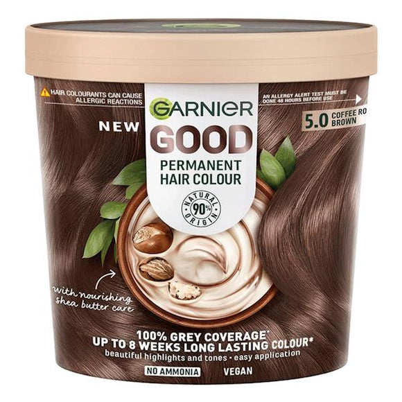 Garnier Good Permanent Hair Colour 5.0 Coffee Roast Brown
