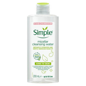 Simple Kind To Skin Micellar Cleansing Water 200ml