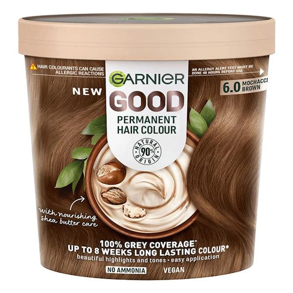 Garnier Good Permanent Hair Colour 6.0 Mochacchino Brown
