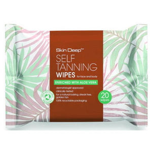 Skin Deep Self Tanning Wipes 20 Wipes