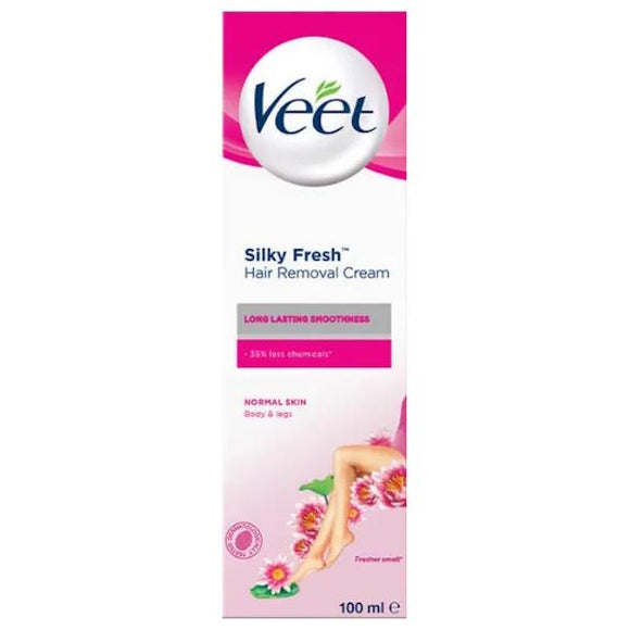 Veet Silky Fresh Hair Removal Cream Normal Skin 100ml