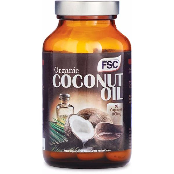 FSC Organic Coconut Oil 1000mg 90 Capsules