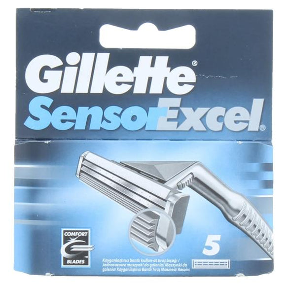 Gillette Sensor Excel Razor Blades 5 Pack