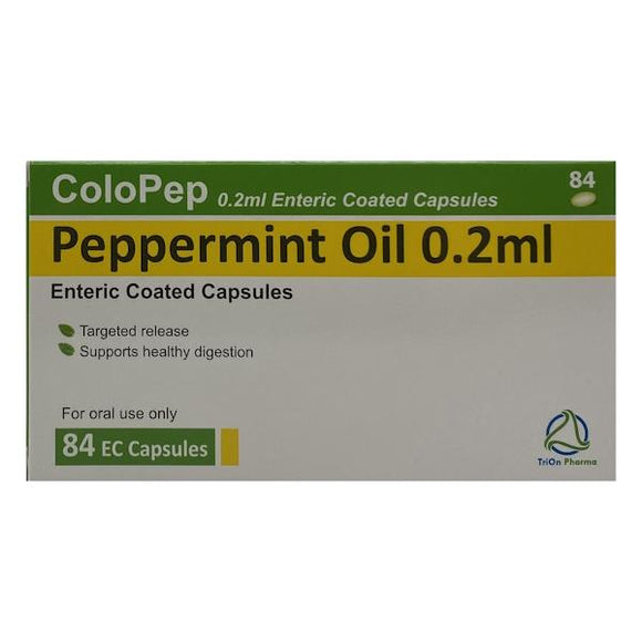 ColoPep Peppermint Oil 0.2ml 84 Enteric Coated Capsules