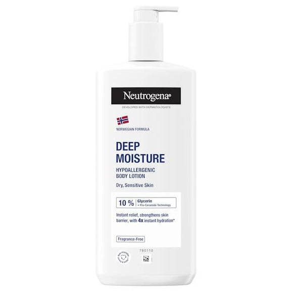 Neutrogena Deep Moisture Hypoallergenic Body Lotion 400ml