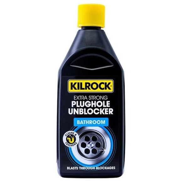 Kilrock Extra Strong Plughole Unblocker Bathroom 500ml