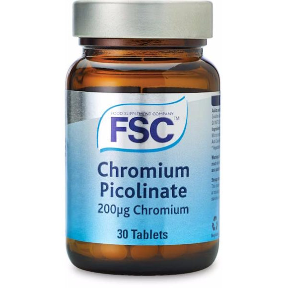 FSC Chromium Picolinate 200ug 30 Tablets