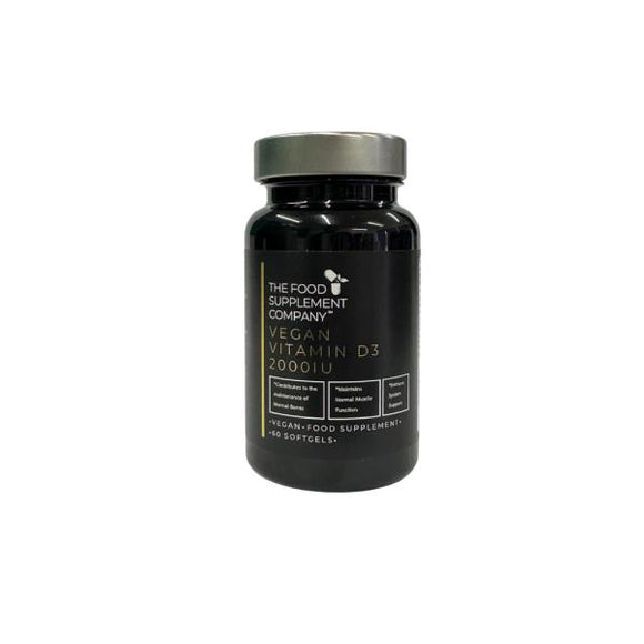 FSC Vegan Vitamin D3 2000iu 60 Soft Vegan Capsules