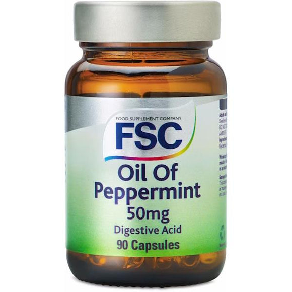 FSC Oil of Peppermint 50mg 90 Capsules