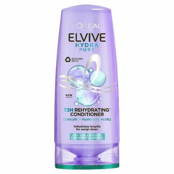 L'Oreal Elvive Hydra Pure 72H Purifying Conditioner 500ml