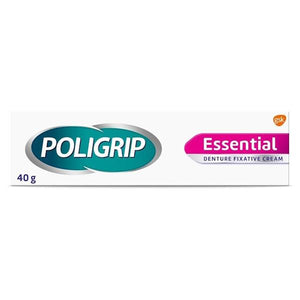 Poligrip Essential Denture Fixative Cream 40g