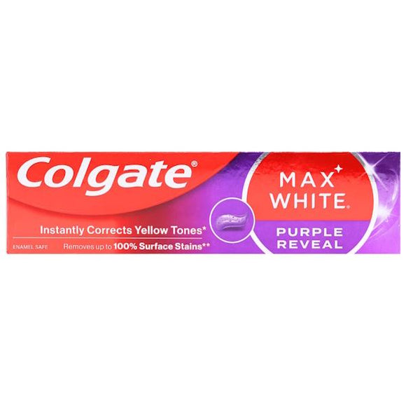 Colgate Max White Purple Reveal Toothpaste 75ml