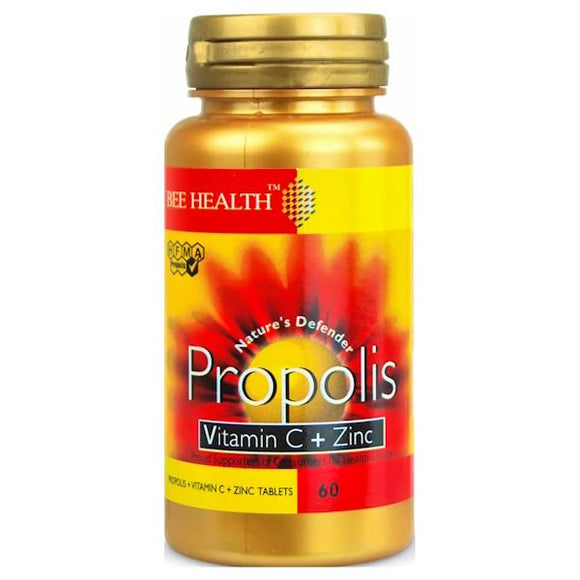 Bee Health Propolis Vitamin C & Zinc 60 Tablets