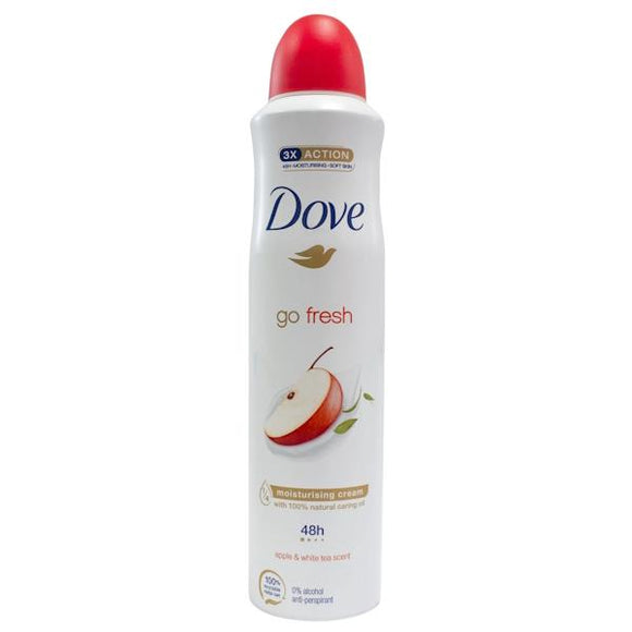 Dove Go Fresh Apple & White Tea Scent Antiperspirant Spray 250ml