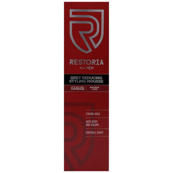 Restoria For Men Grey Reducing Styling Mousse 200ml