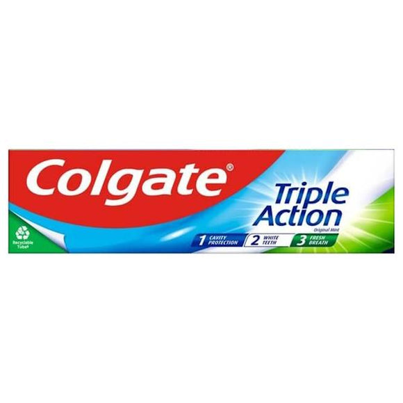 Colgate Triple Action Original Mint Toothpaste 100ml