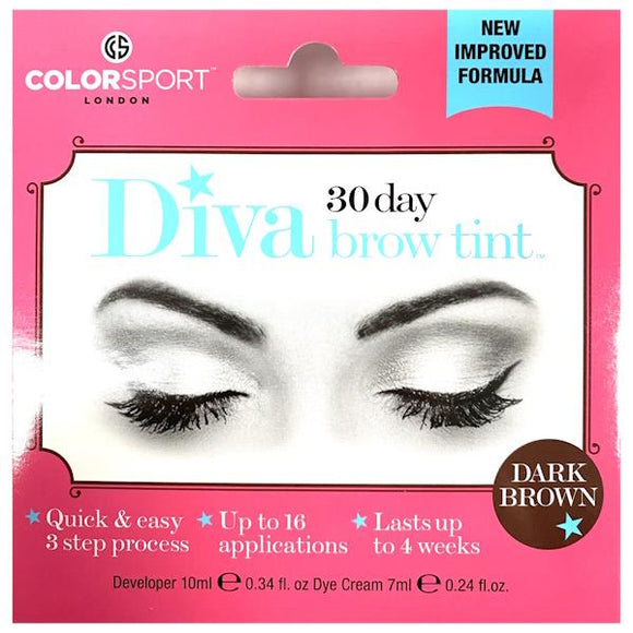 Colorsport Diva 30 Day Brow Tint Dark Brown