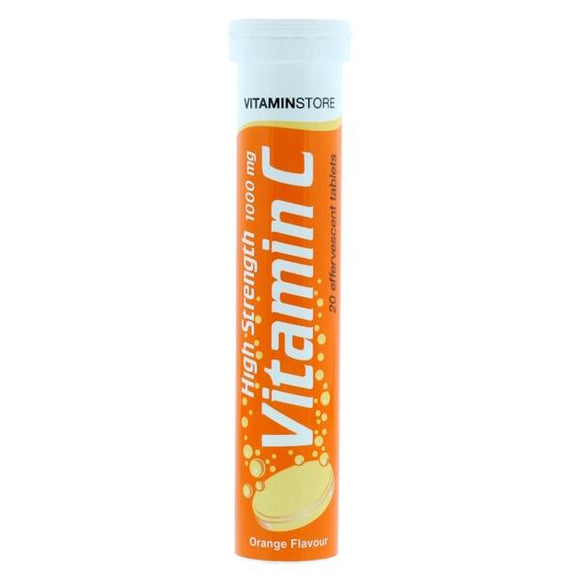 Vitamin Store Vitamin C 1000mg 20 Orange Effervescent Tablets