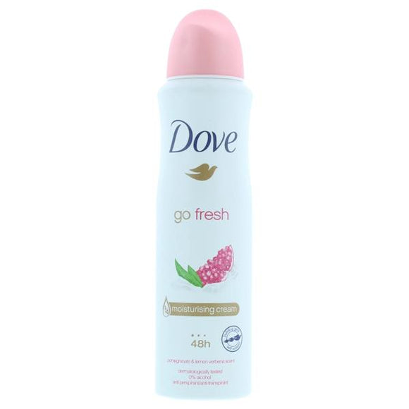 Dove Go Fresh Pomegranate & Lemon Verbena Scent Antiperspirant Spray 150ml