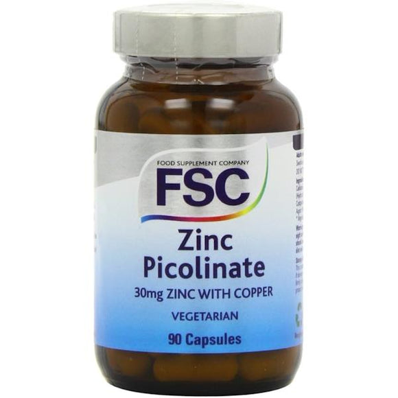 FSC Zinc Picolinate with Copper 30mg 90 Capsules