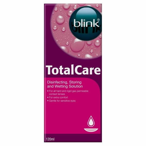 Blink Total Care Disinfecting Storing & Wetting Solution 120ml
