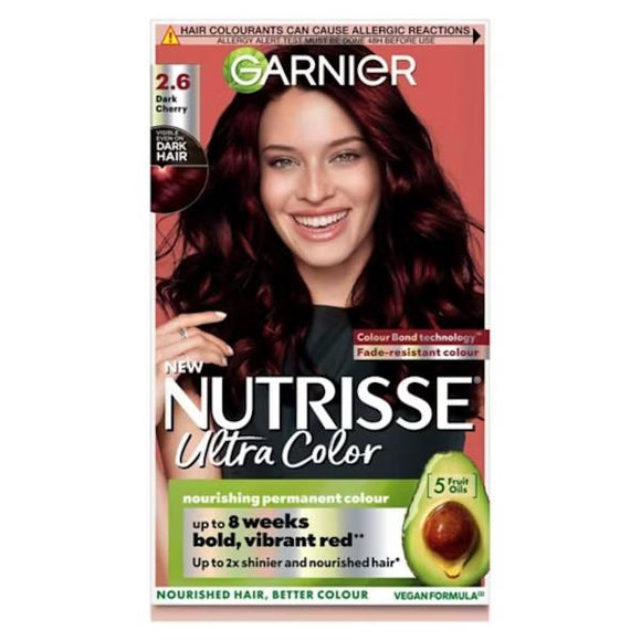 Garnier Nutrisse Ultra Color Permanent Colour 2.60 Dark Cherry