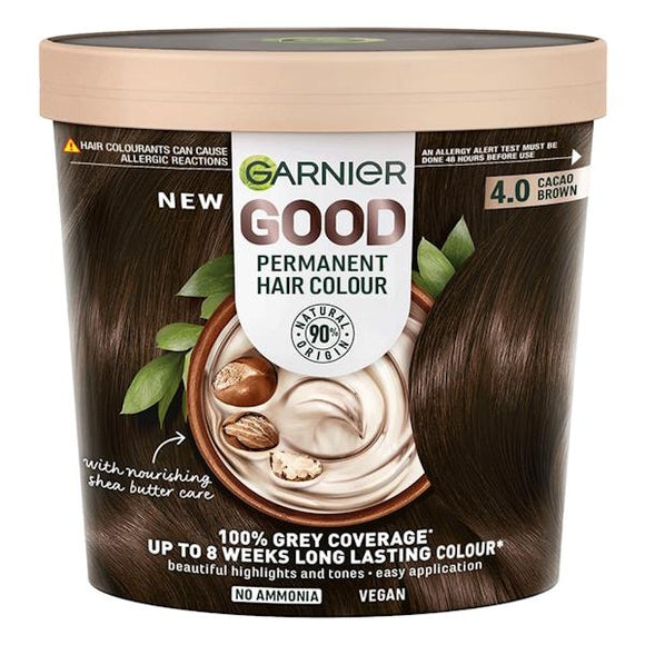 Garnier Good Permanent Hair Colour 4.0 Cacao Brown