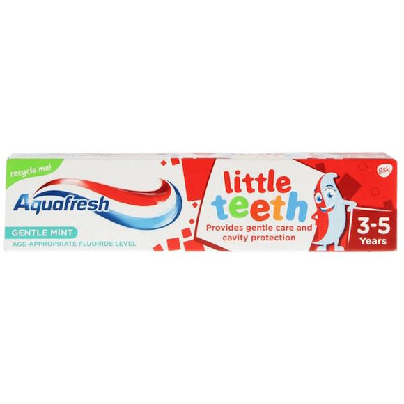 Aquafresh Little Teeth Gentle Mint Toothpaste 3-5 Years 50ml