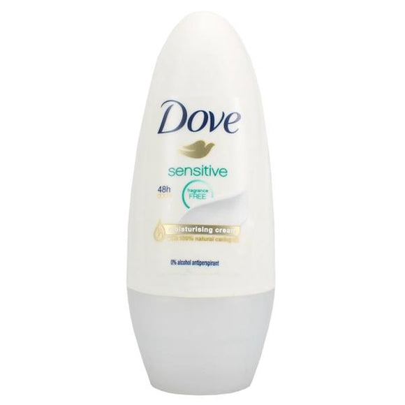 Dove Sensitive Fragrance Free Anti-Perspirant Roll On 50ml