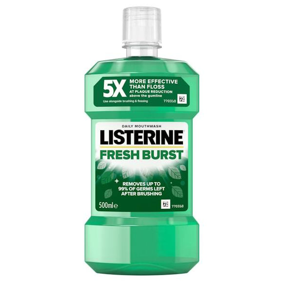 Listerine Daily Mouthwash Fresh Burst 500ml