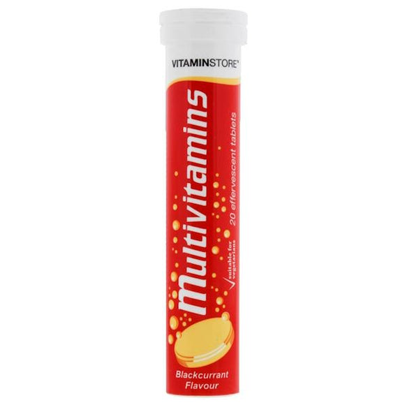 Vitamin Store Multivitamins 20 Blackcurrant Effervescent Tablets