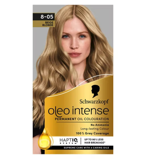 Schwarzkopf Oleo Intense Permanent Oil Colour 8-05 Beige Blonde