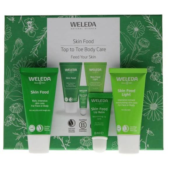 Weleda Skin Food Top To Toe Body Care 3 Piece Gift Set