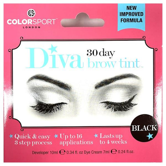 Colorsport Diva 30 Day Brow Tint Black