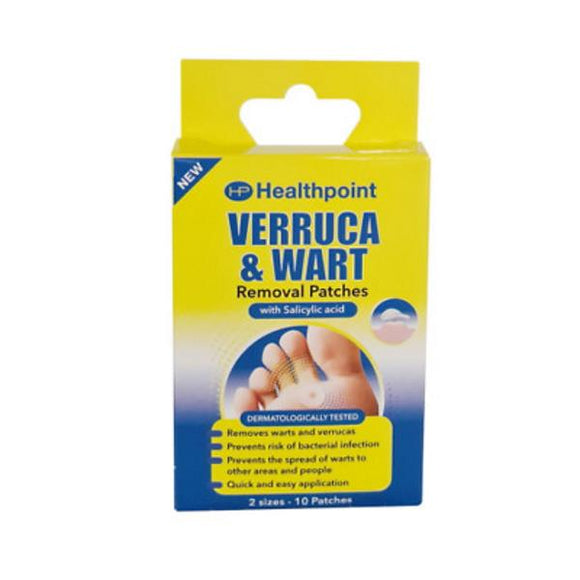 Healthpoint Verruca & Wart Removal Patches 10 Patches