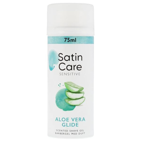Gillette Satin Care Sensitive Aloe Vera Glide Scented Shave Gel 75ml