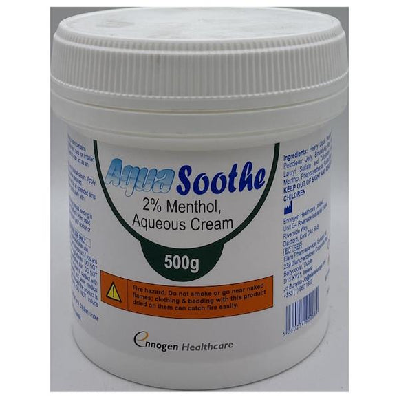 Ennogen Aqua Soothe 2% Menthol Aqueous Cream 500g