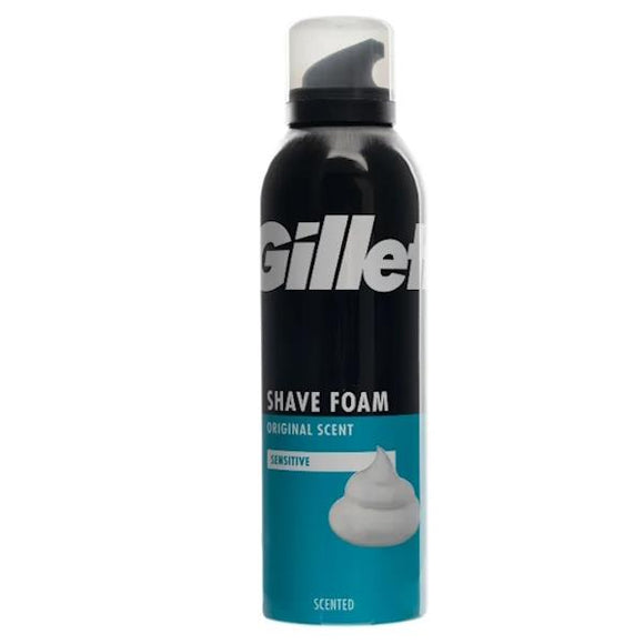 Gillette Shave Foam Original Scent Sensitive 200ml