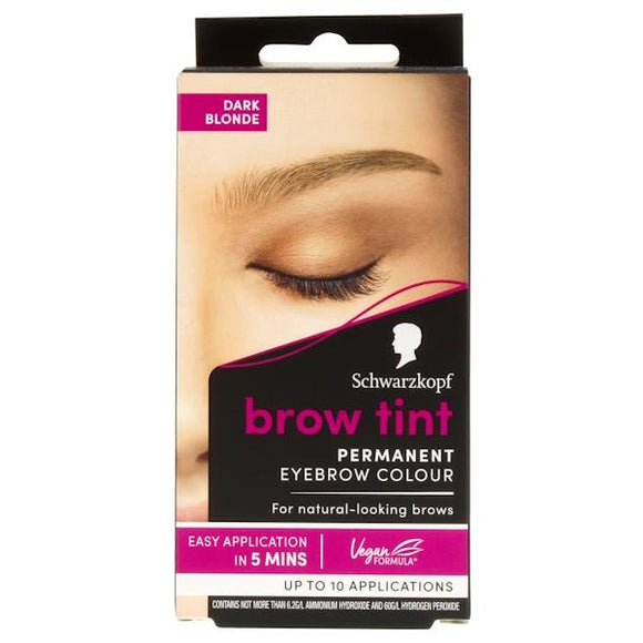 Schwarzkopf Brow Tint Permanent Eyebrow Colour Dark Blonde