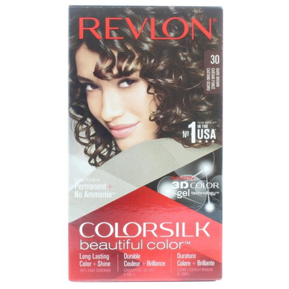 Revlon Colorsilk Permanent Colour 30 Dark Brown