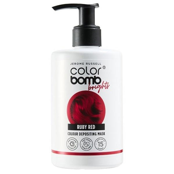 Jerome Russell Color Bomb Brights Ruby Red Colour Depositing Mask 300ml
