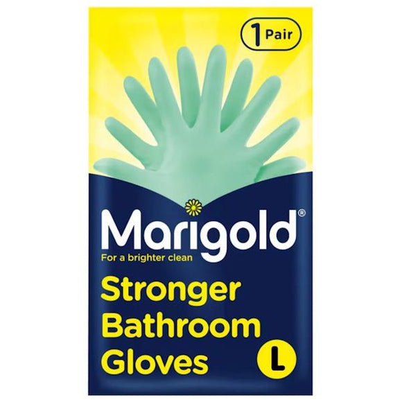 Marigold Stronger Bathroom Gloves Large 1 Pair