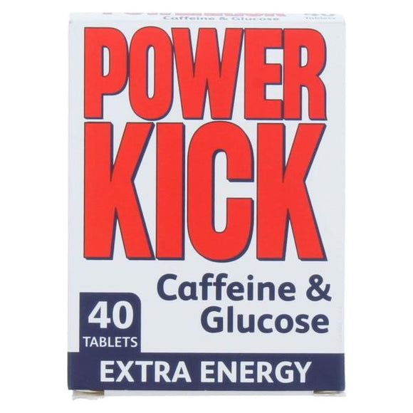 Power Kick Caffeine & Glucose 40 Tablets