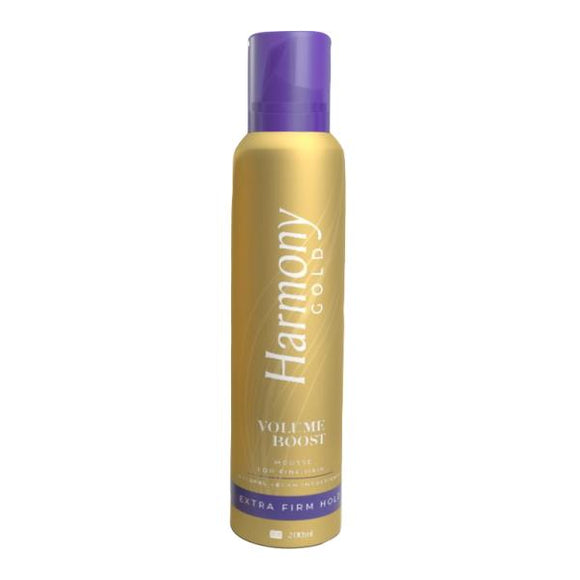 Harmony Gold Mousse Volume Boost Extra Firm Hold 200ml