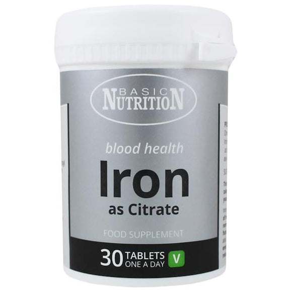 Basic Nutrition Iron as Citrate 30 Tablets
