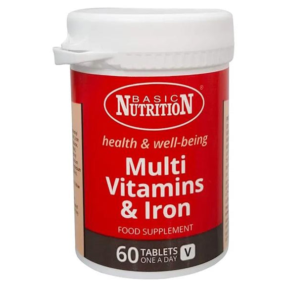 Basic Nutrition High Strength Multi Vitamins & Iron 60 Tablets