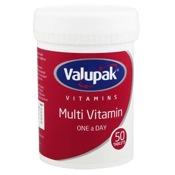 Valupak Vitamins Multivitamin One A Day 50 Tablets