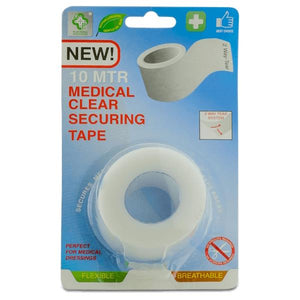 A&E Medical Clear Securing Tape 10M